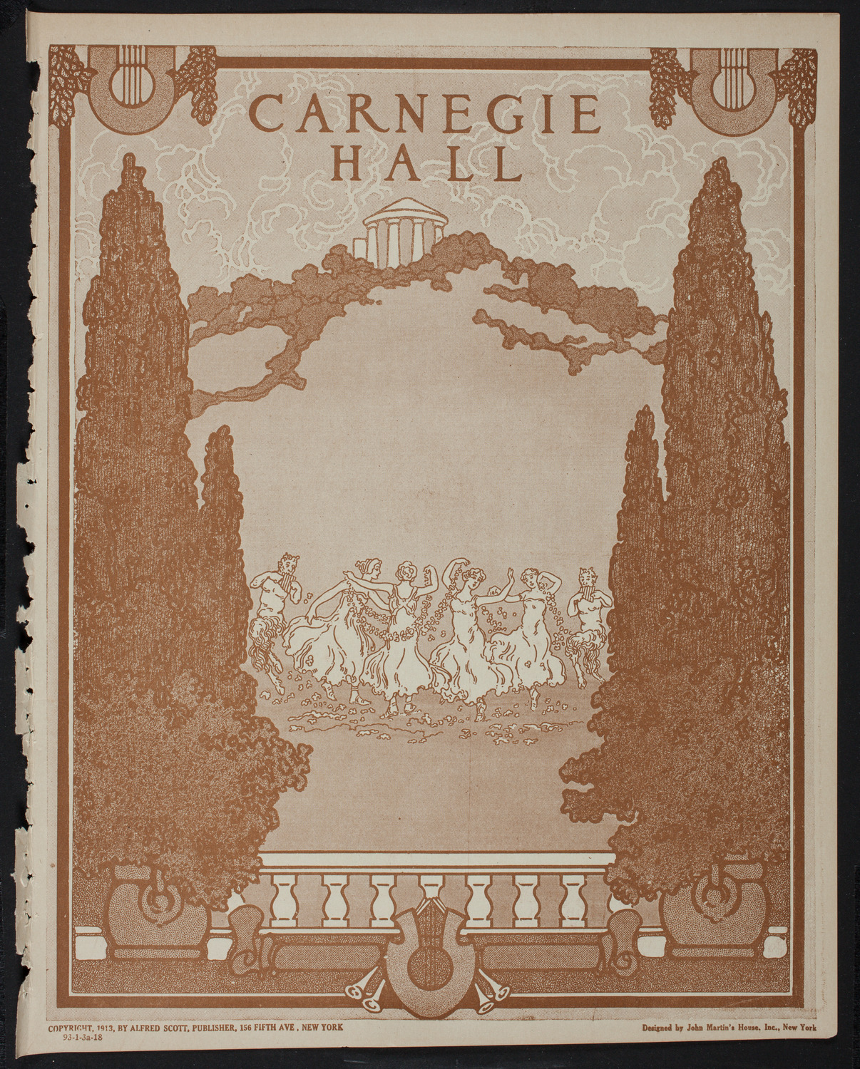 New York Symphony Orchestra, January 3, 1918, program page 1