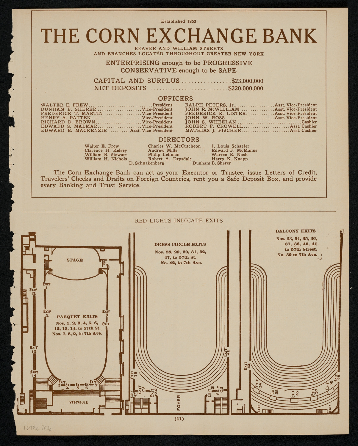 New York Philharmonic, December 19, 1925, program page 11