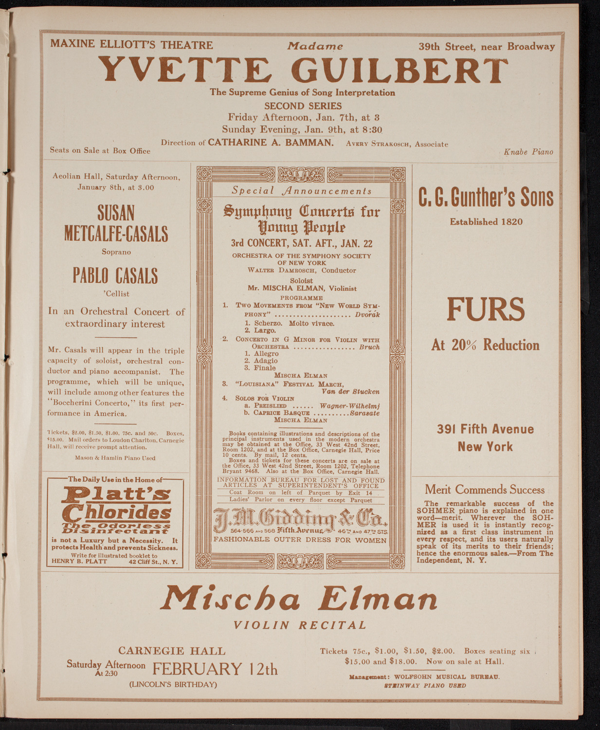 Lecture by Ellis Ashmead-Bartlett, January 7, 1916, program page 9