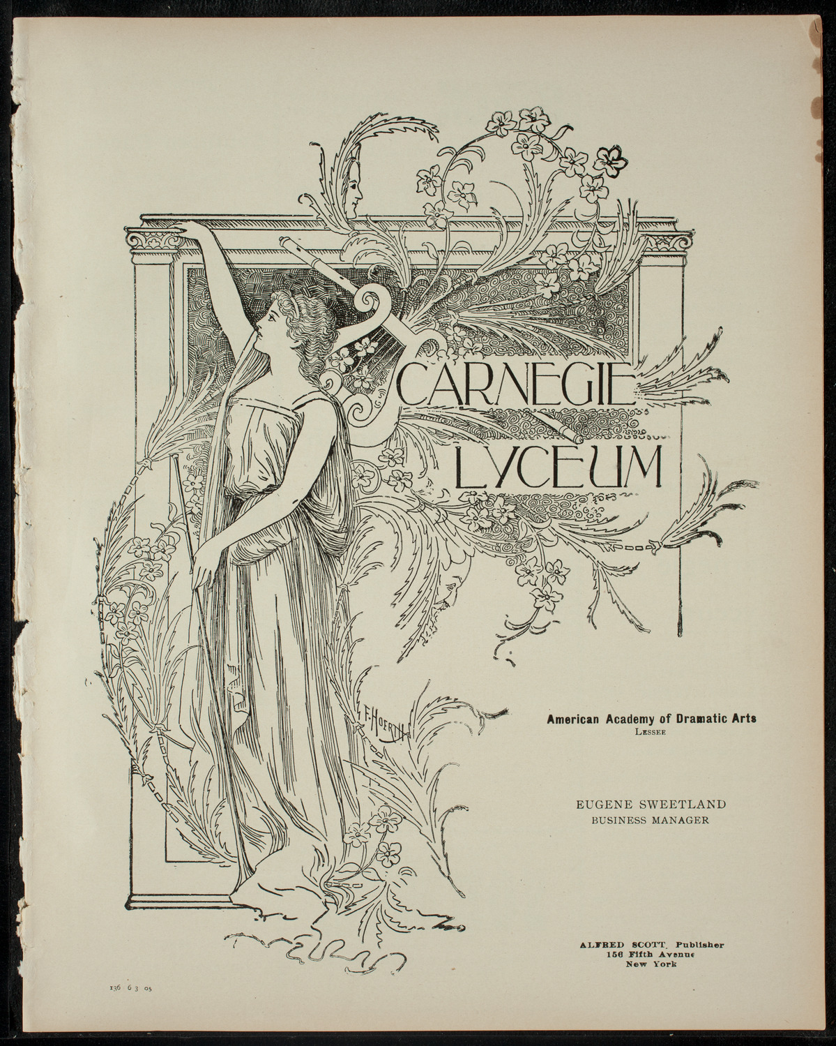 Ogden-Crane School of Opera, June 3, 1905, program page 1