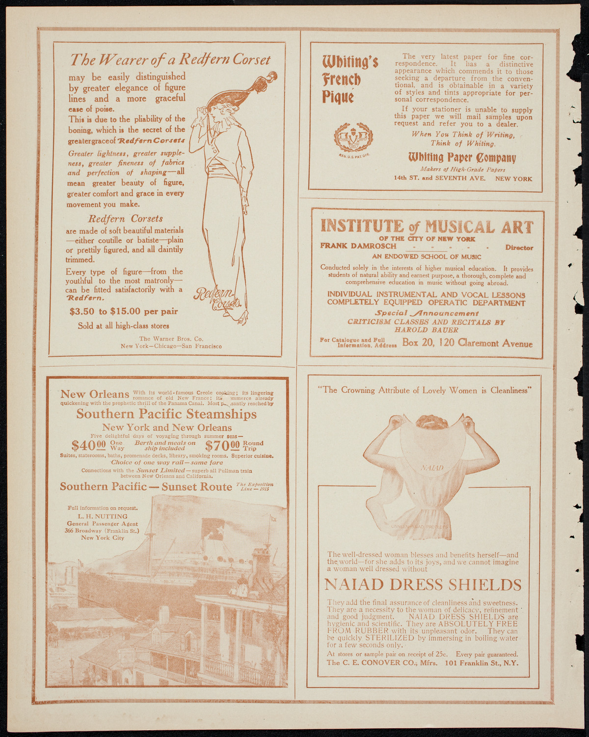 Clara Butt and Kennerley Rumford, March 31, 1914, program page 2