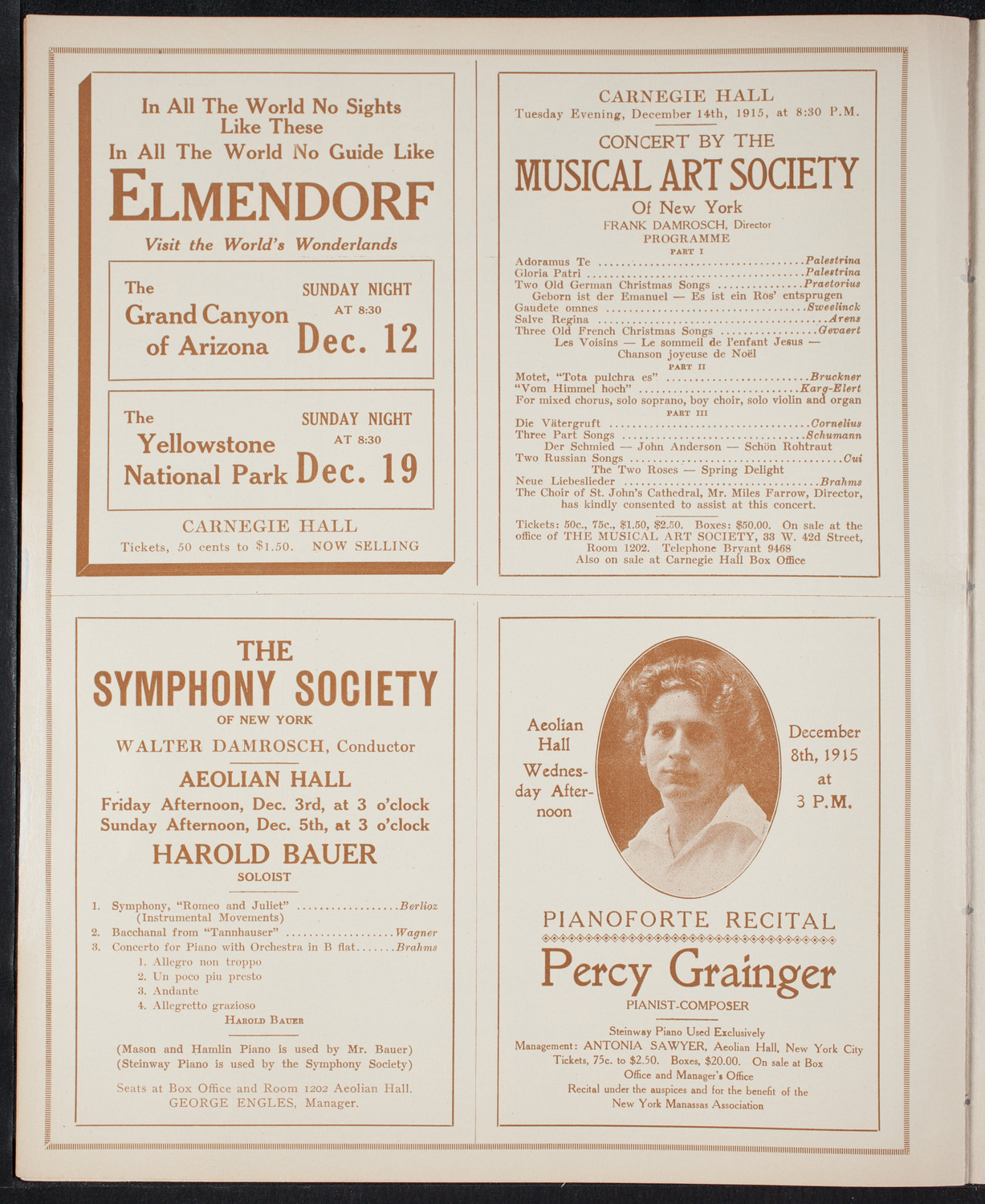 Boston Symphony Orchestra, December 2, 1915, program page 8