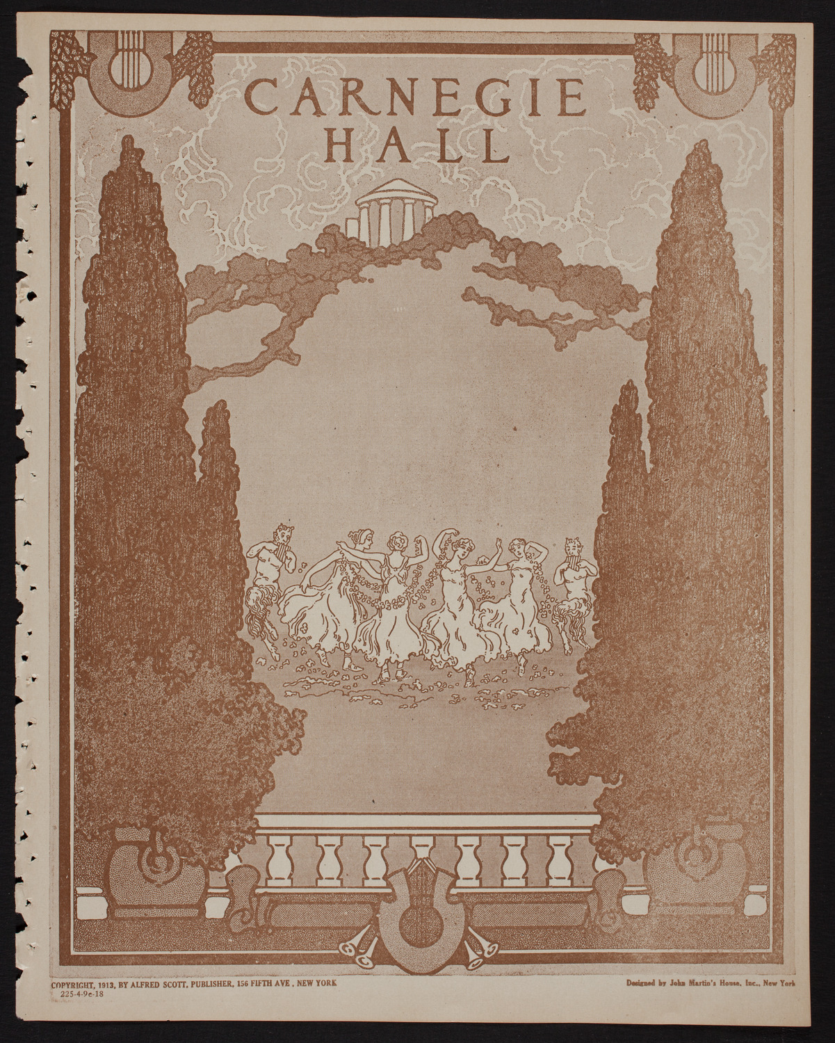 Schola Cantorum of New York, April 9, 1918, program page 1