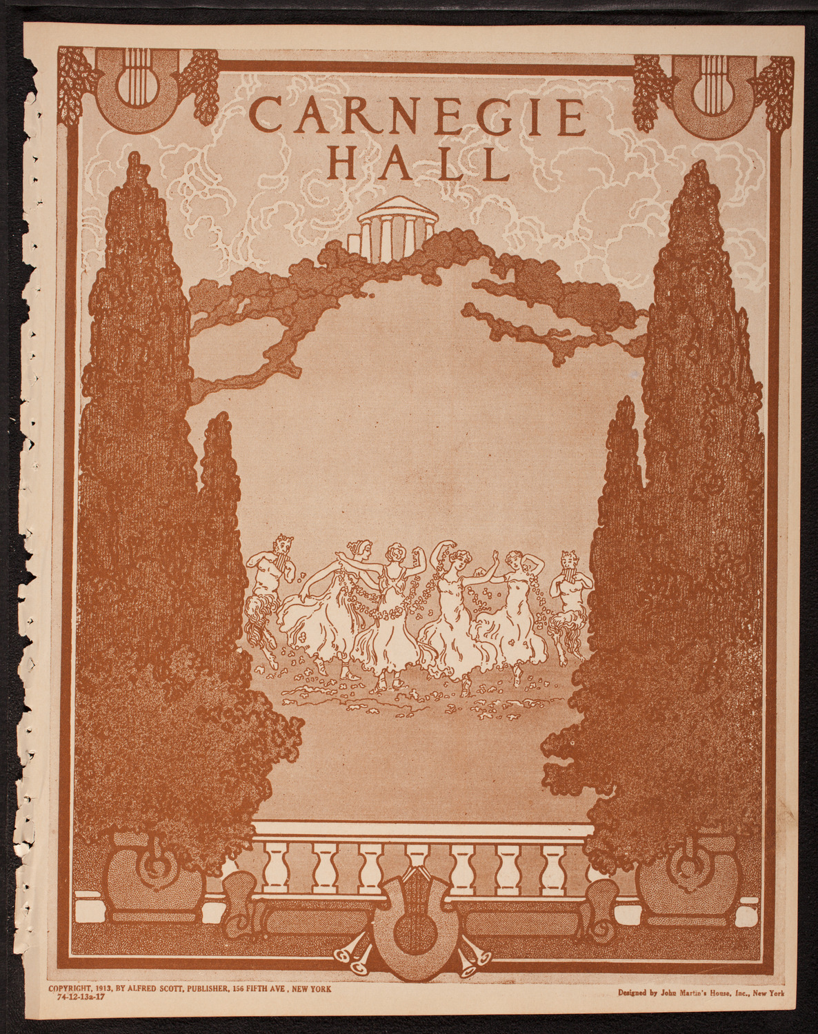 New York Symphony Orchestra, December 13, 1917, program page 1