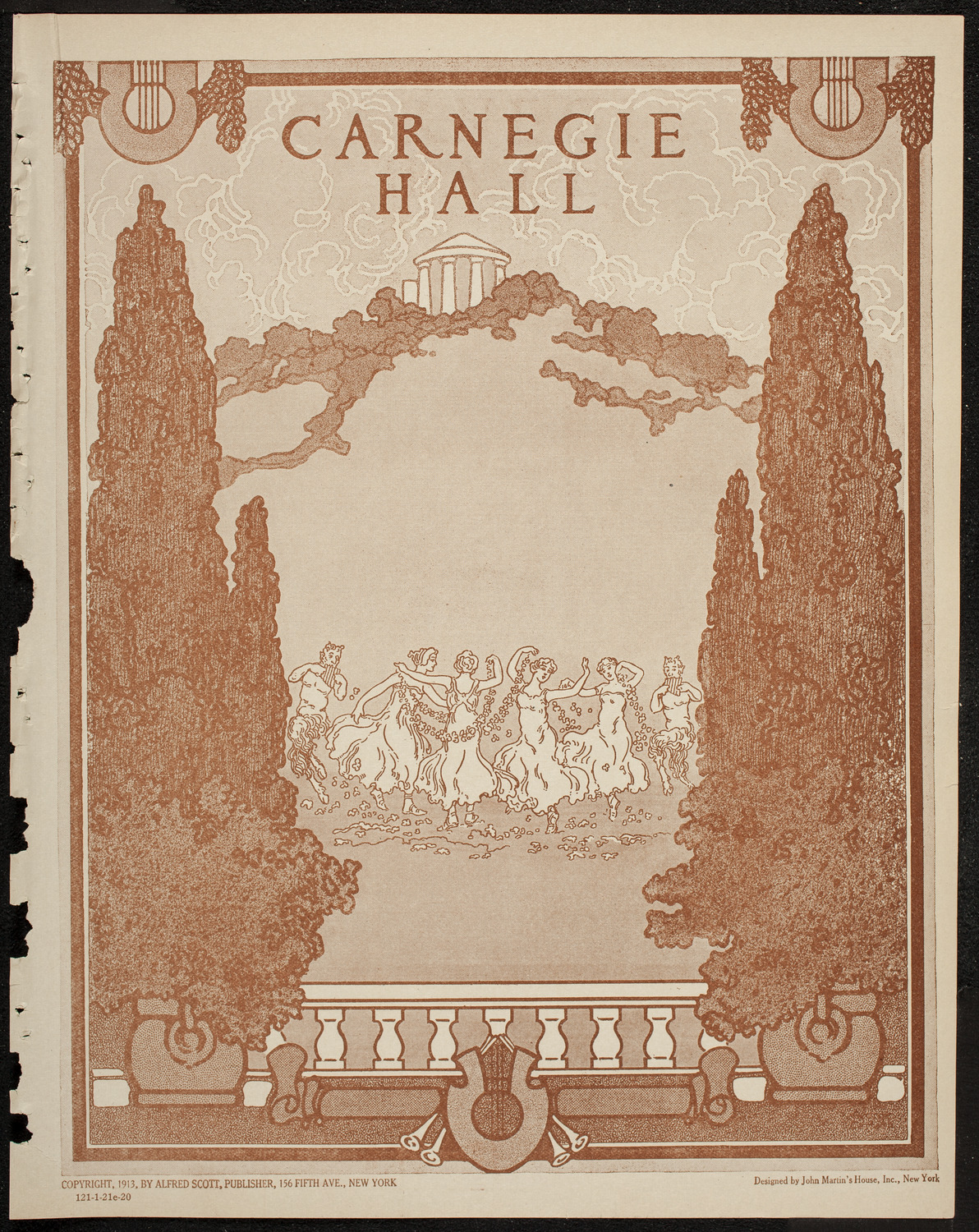 Schola Cantorum of New York, January 21, 1920, program page 1