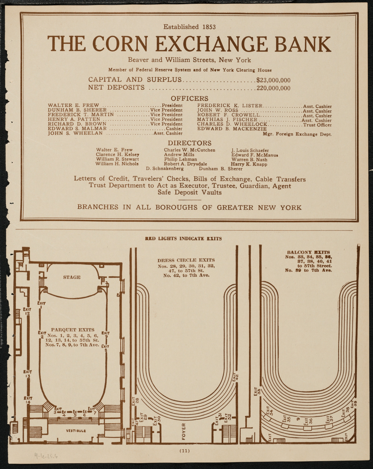 New York Philharmonic Students' Concert, April 1, 1925, program page 11