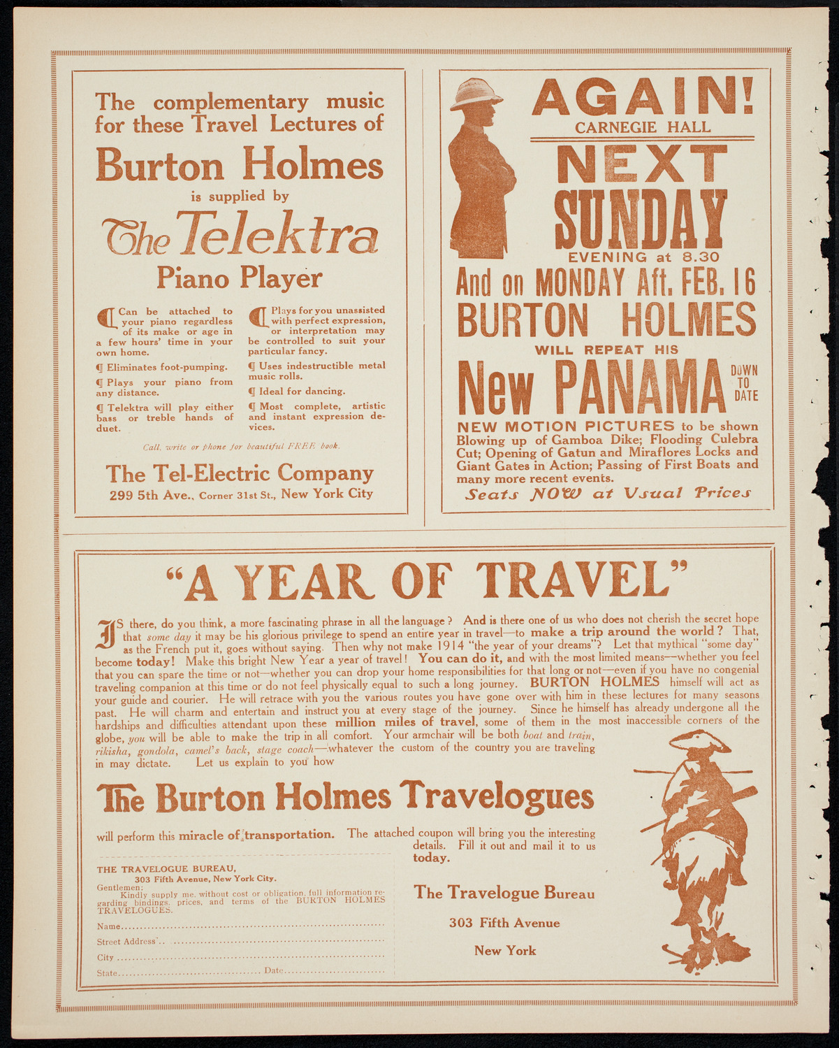 Burton Holmes Travelogue: Japan in Korea, February 9, 1914, program page 8