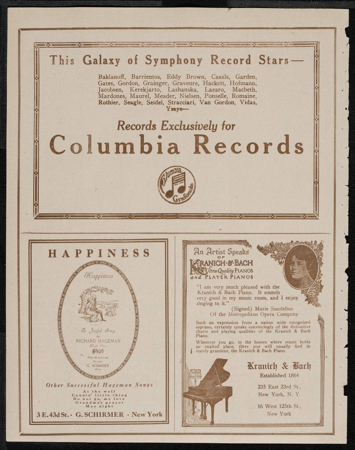 Mischa Levitzki, Piano, March 7, 1921, program page 6