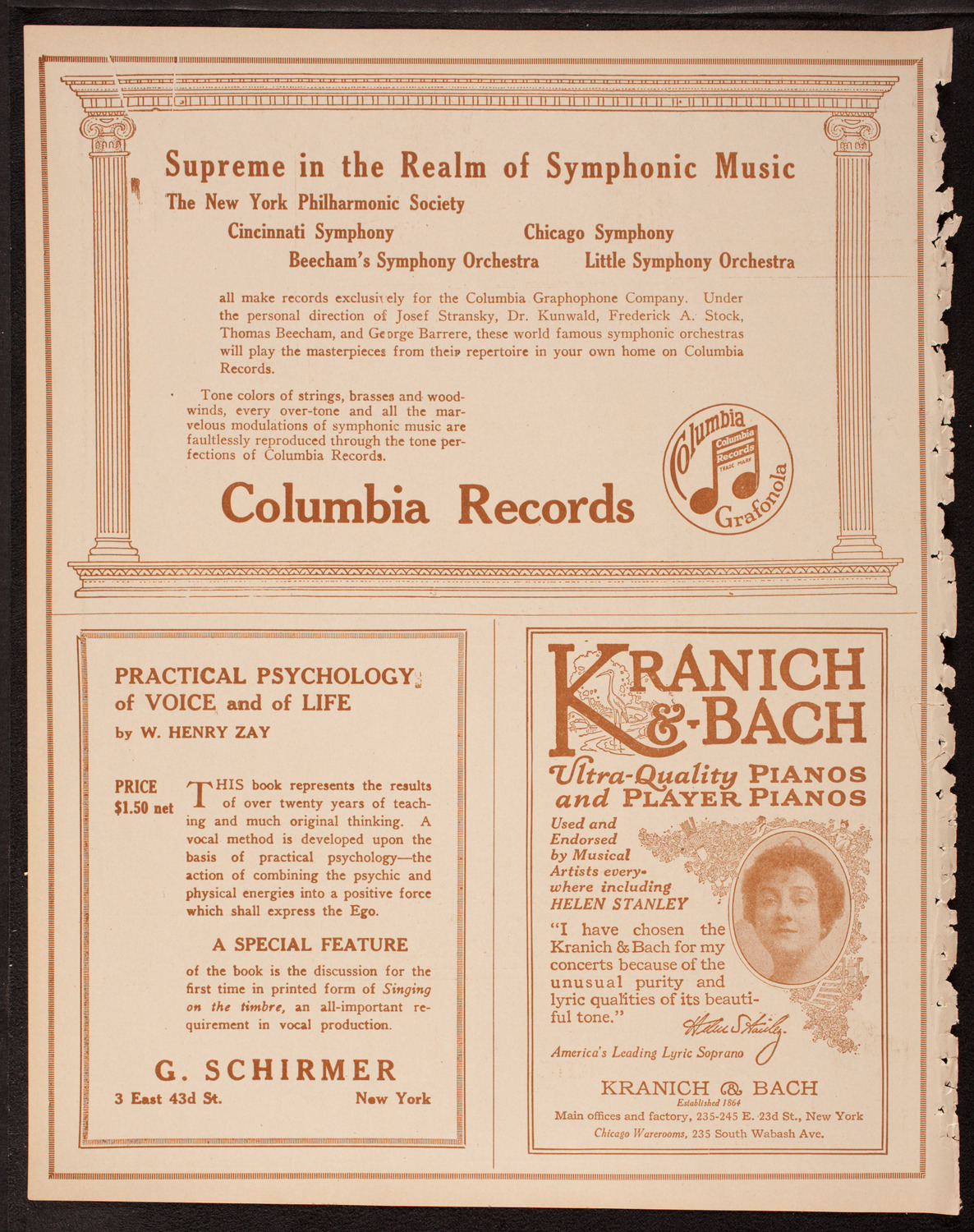 Meeting: The Humanitarian Cult, December 17, 1917, program page 6