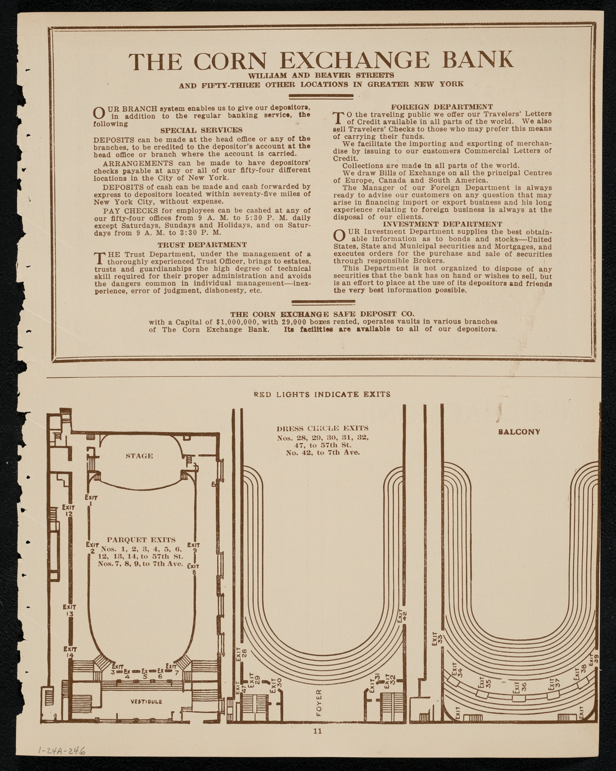 New York Symphony Orchestra: Beethoven Cycle, January 24, 1924, program page 11