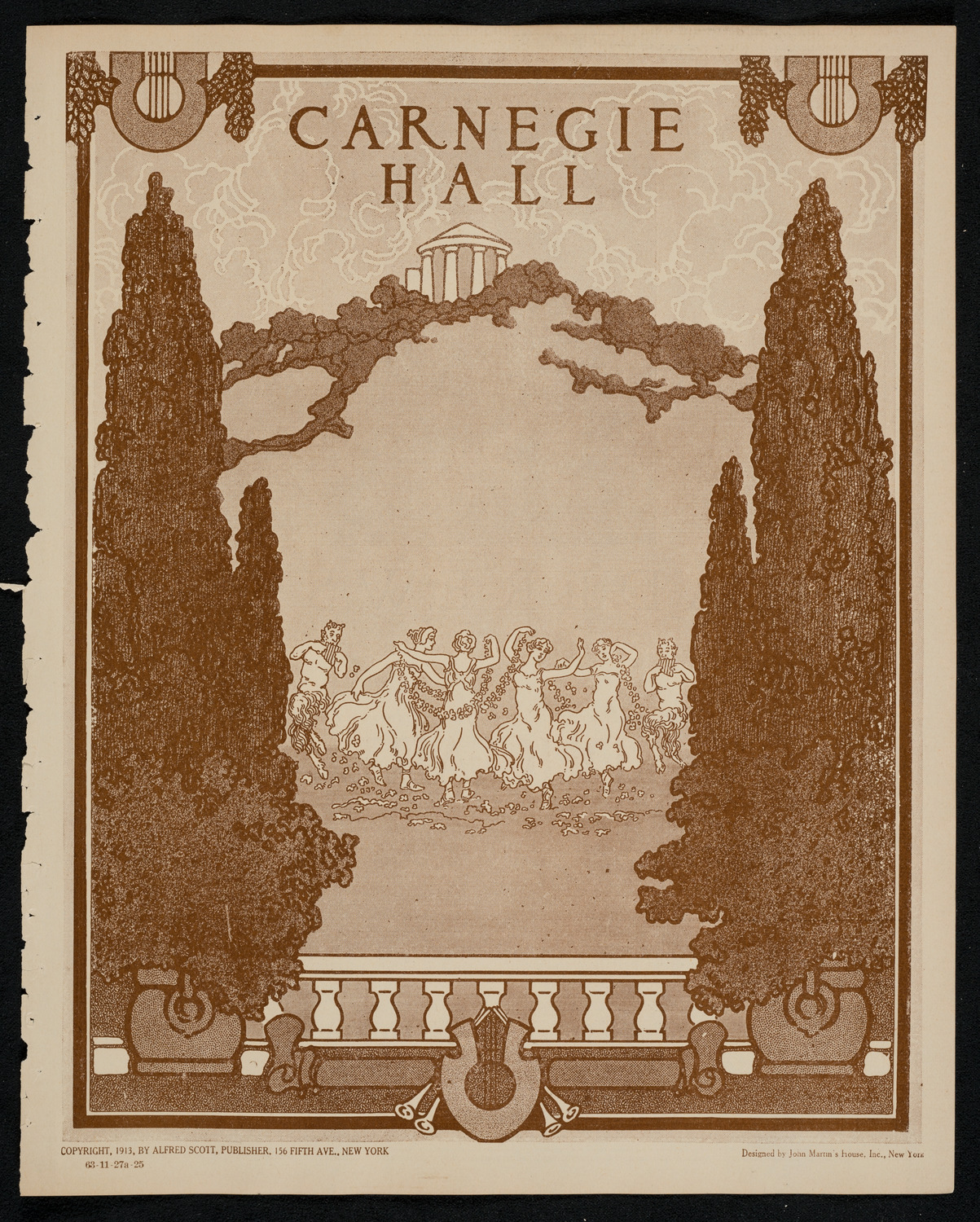 New York Philharmonic, November 27, 1925, program page 1