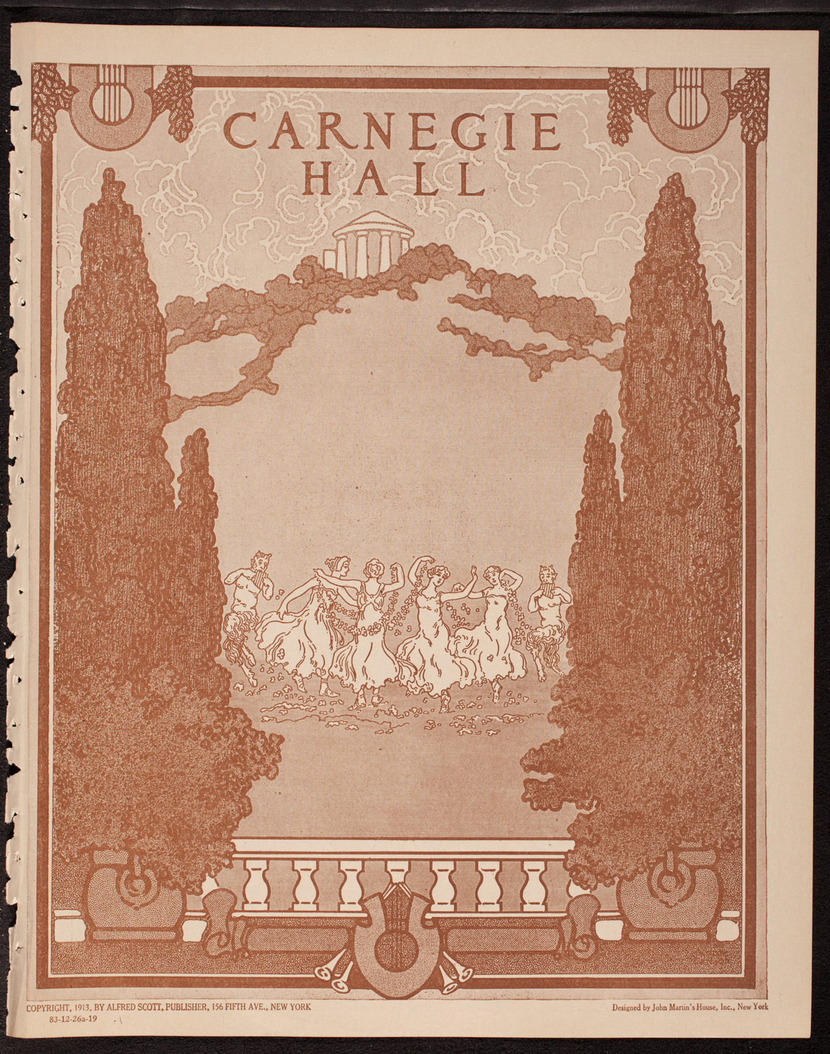 New Symphony Orchestra, December 26, 1919, program page 1