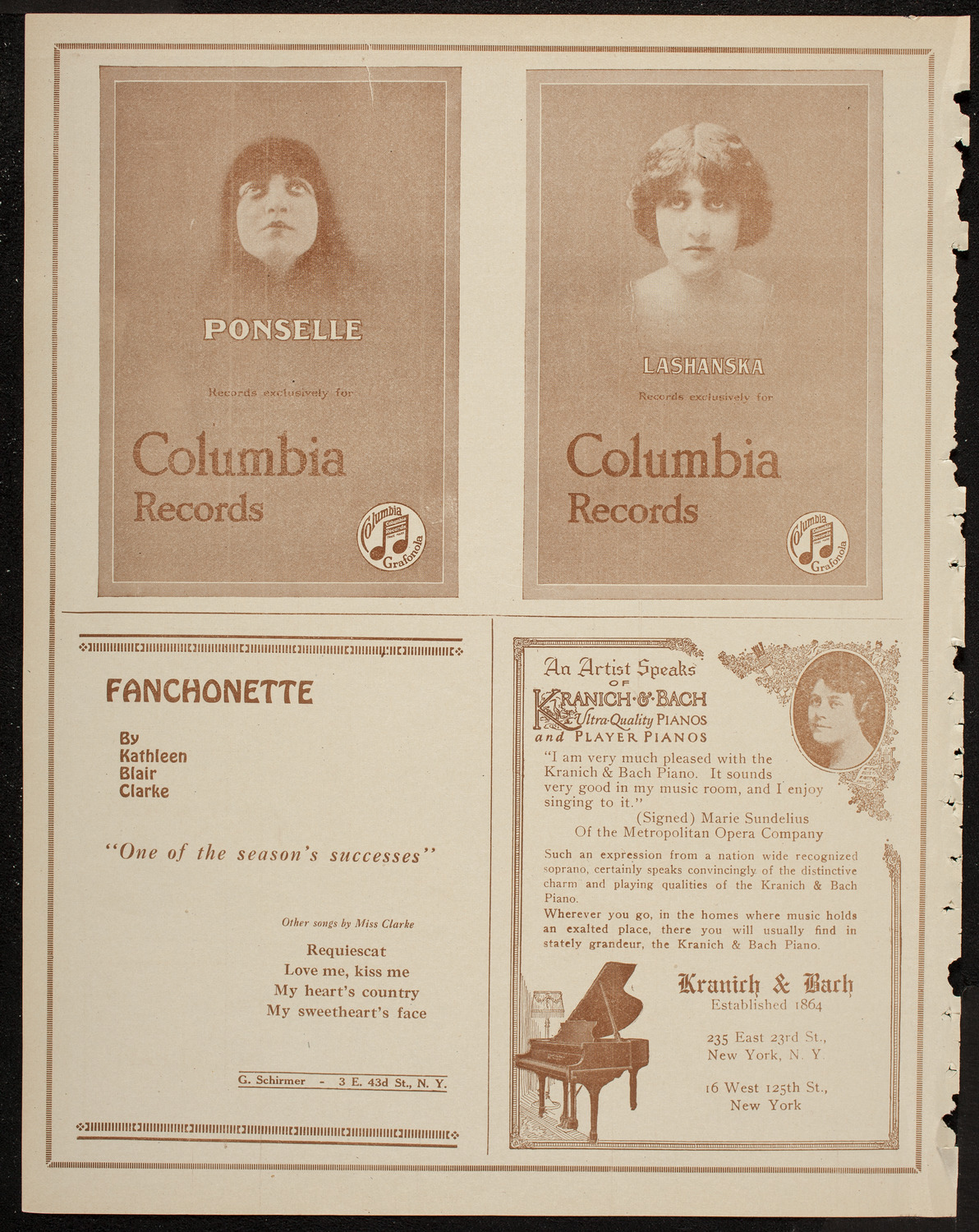 Lecture by Roy Chapman Andrews, April 13, 1920, program page 6