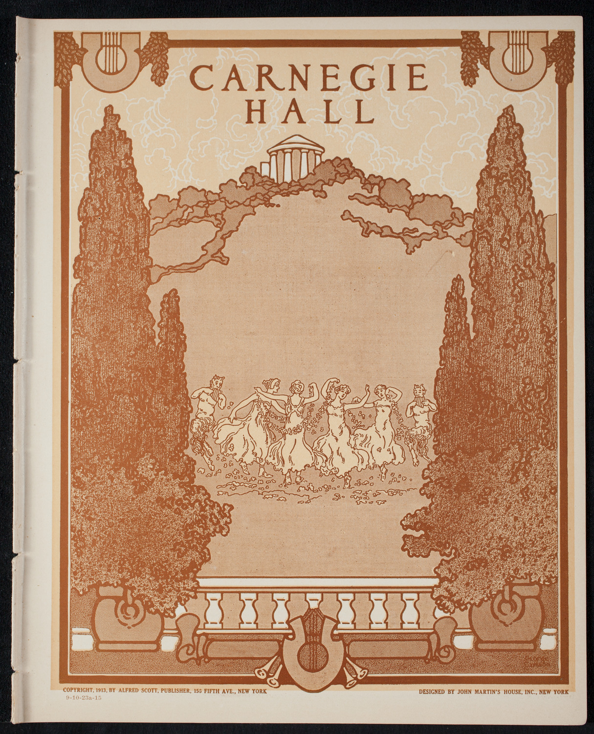Ignacy Jan Paderewski, Piano, October 23, 1915, program page 1