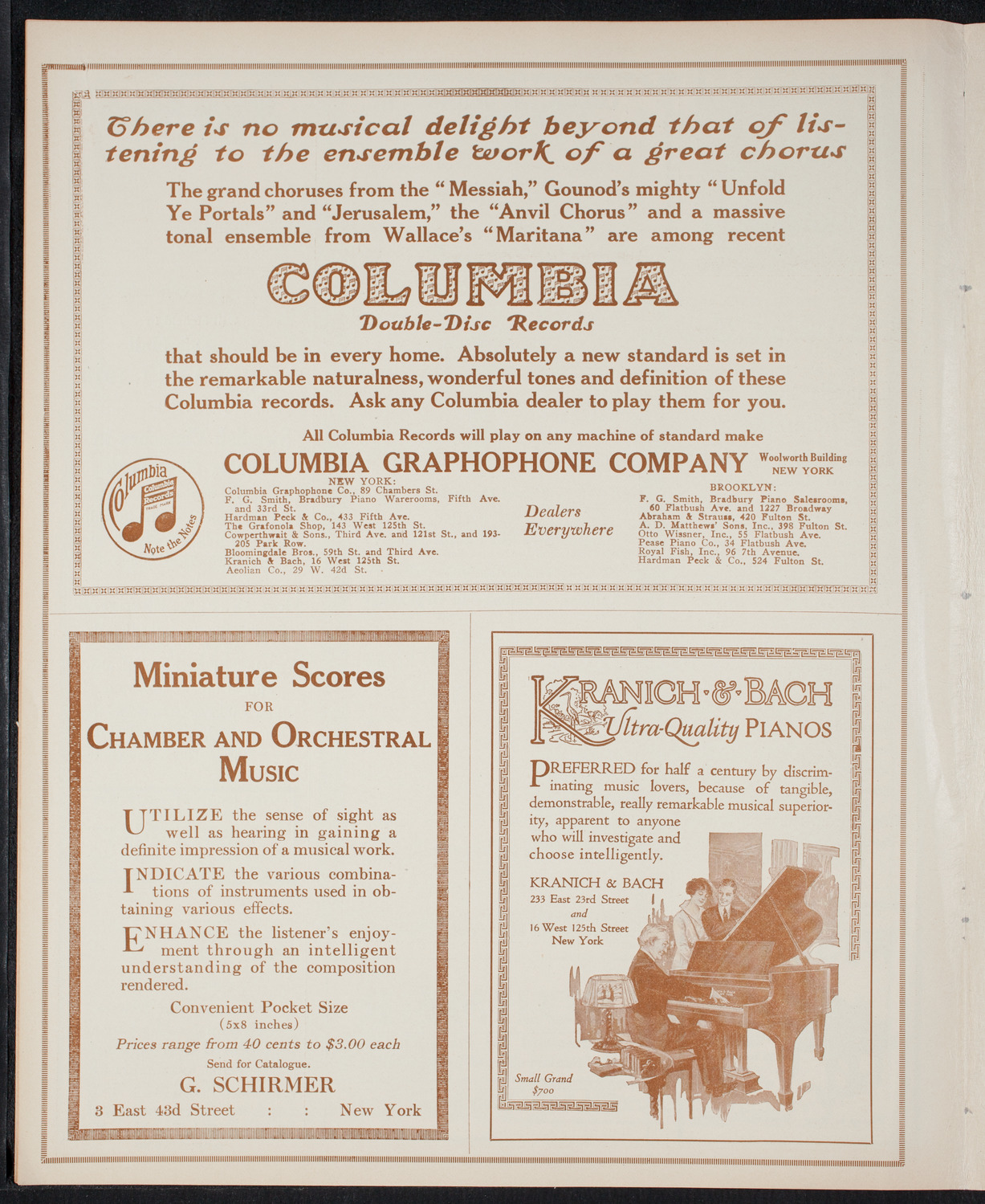 United Swedish Choral Society, December 11, 1915, program page 6