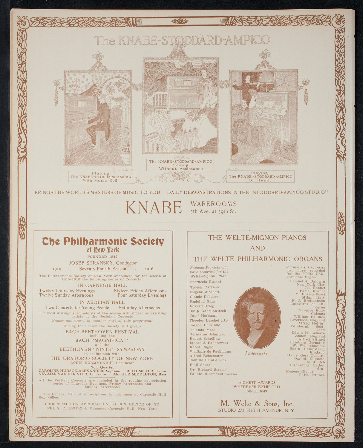 Columbus Day Celebration, October 12, 1915, program page 12