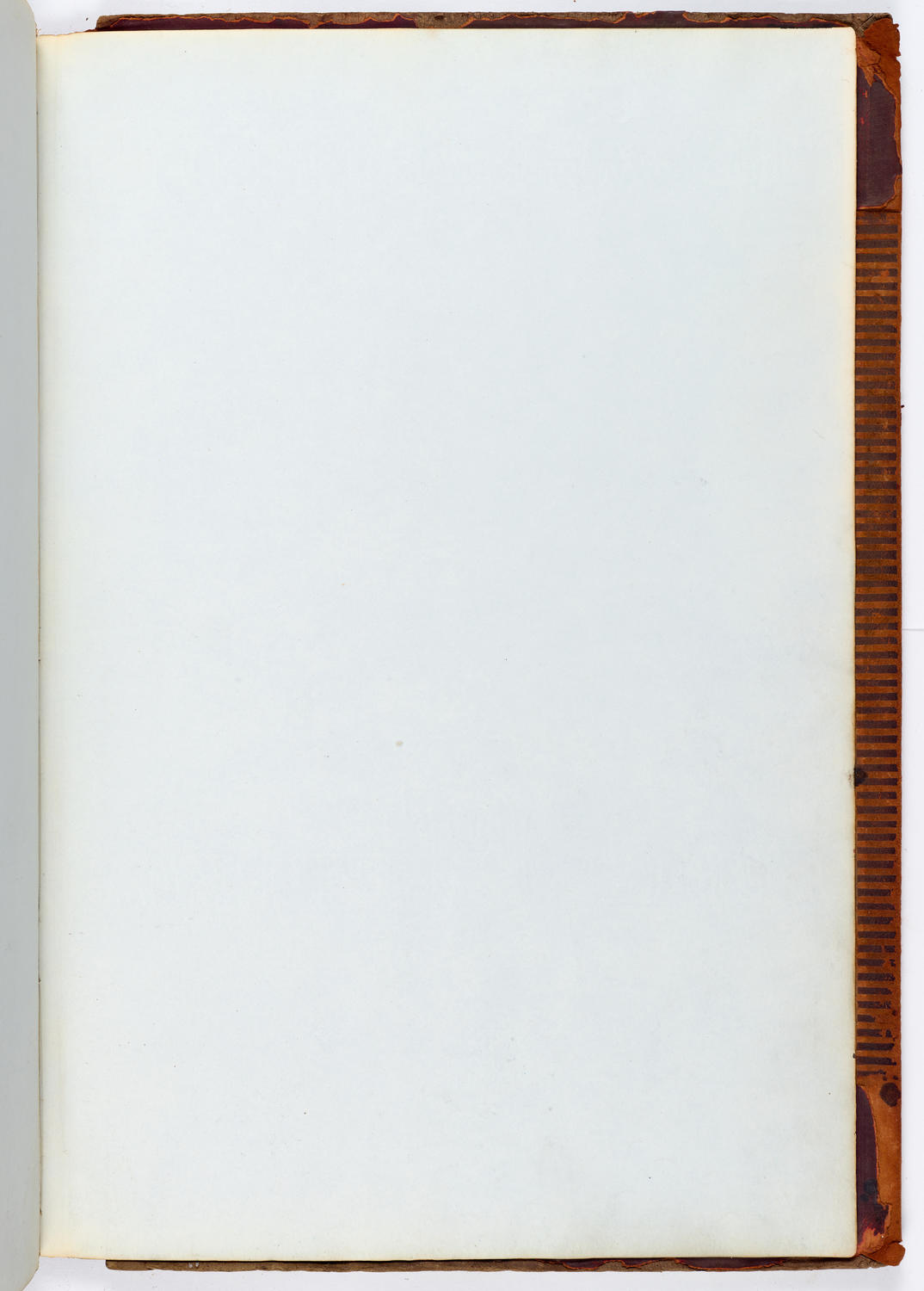 Music Hall Accounting Ledger, volume 1, back endpaper 2