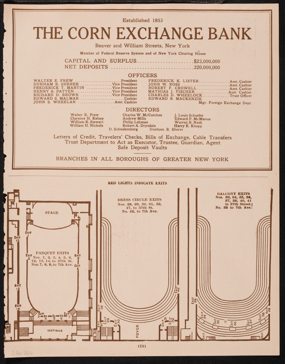 Burton Holmes Travelogue: Rome, February 16, 1925, program page 11