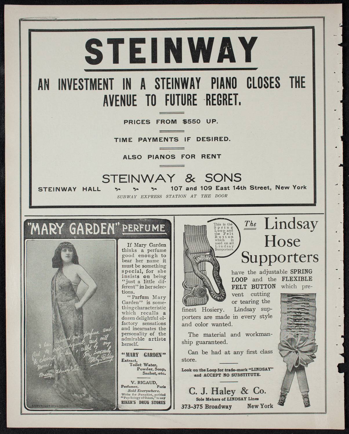 Boston Symphony Orchestra, February 25, 1911, program page 4