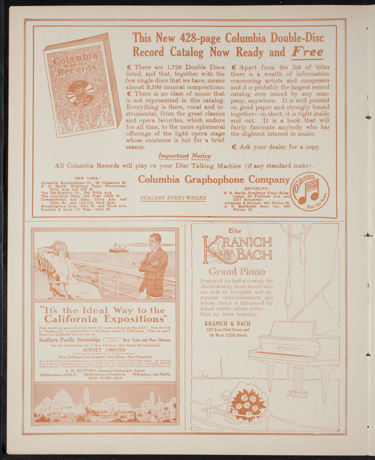 New York Banks' Glee Club, April 10, 1915, program page 6