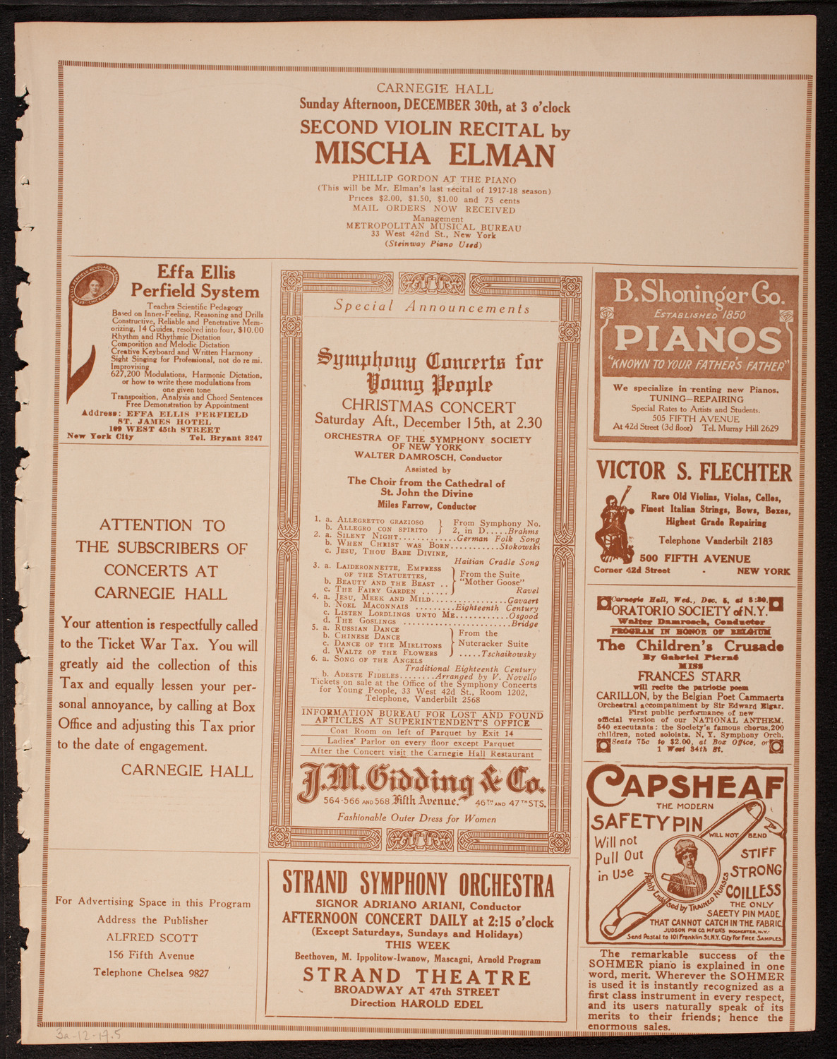 Newman Traveltalks: Our Real American -- The Indian, December 3, 1917, program page 9