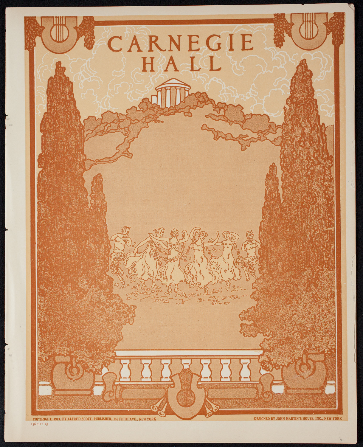 Concert of Compositions by Sigismond Stojowski, March 1, 1915, program page 1