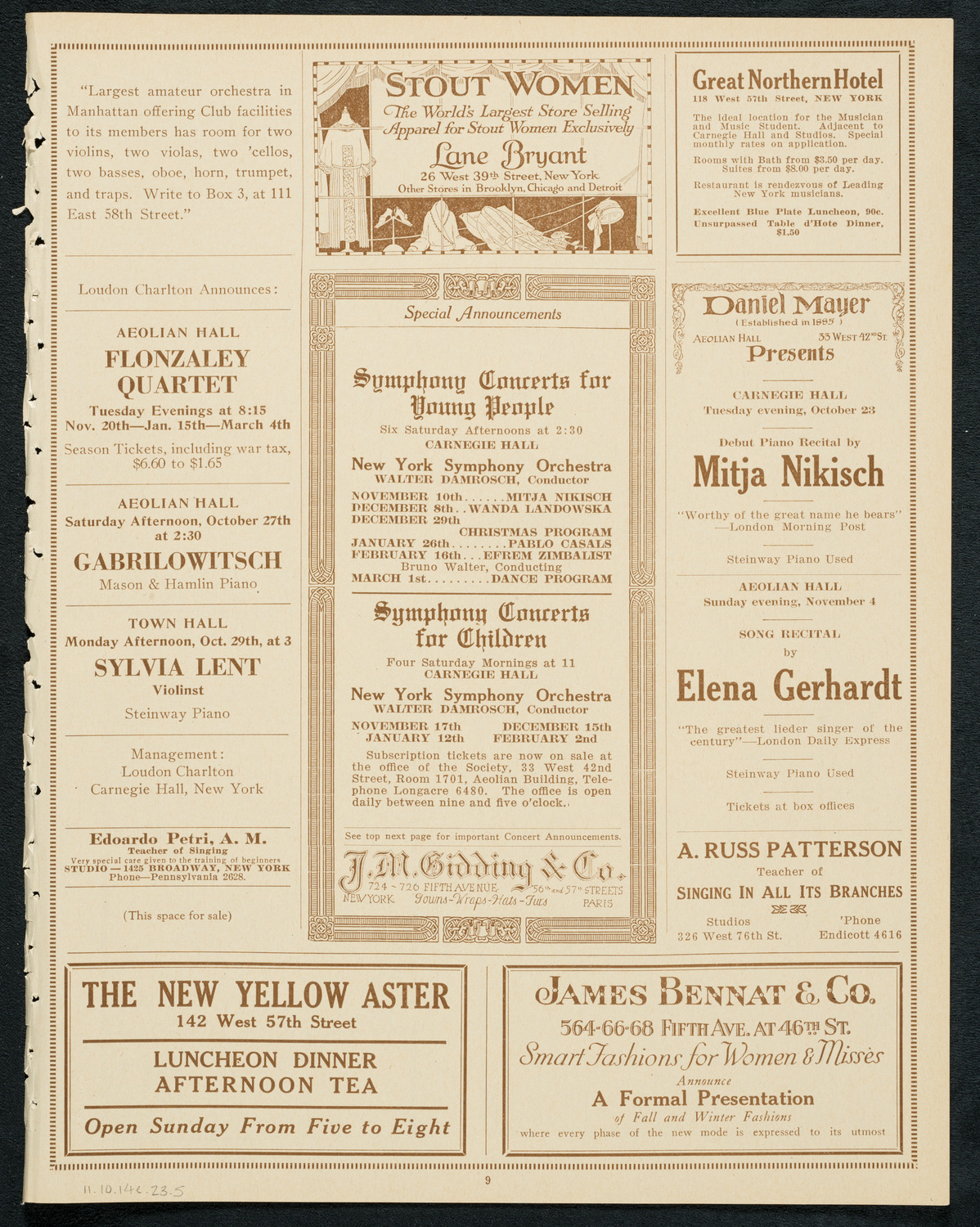 Meeting: American Jewish Congress, October 14, 1923, program page 9