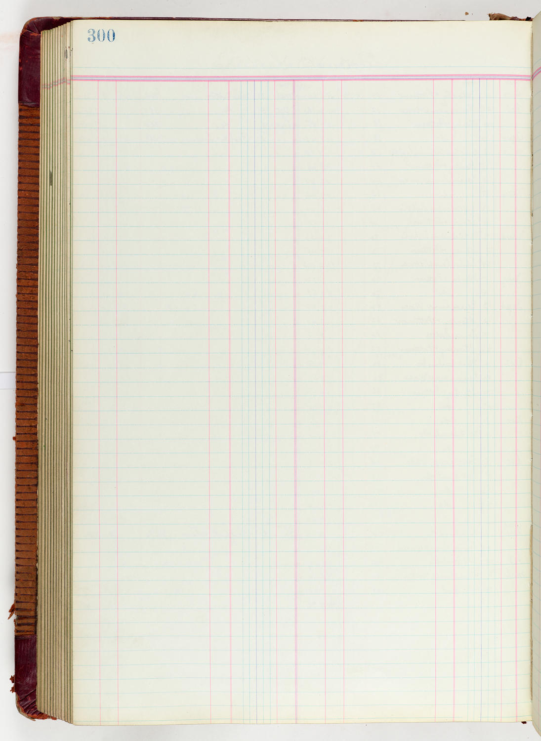 Music Hall Accounting Ledger Journal, volume 6, page 300