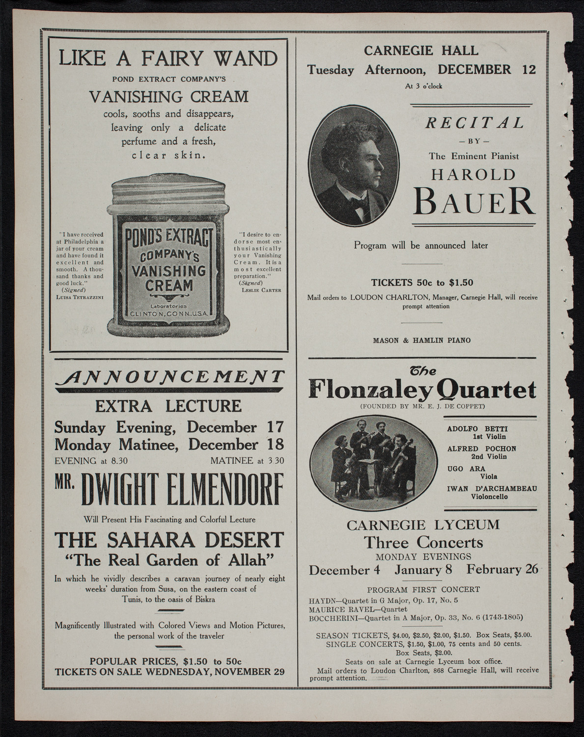 Symphony Concert for Young People, November 25, 1911, program page 8