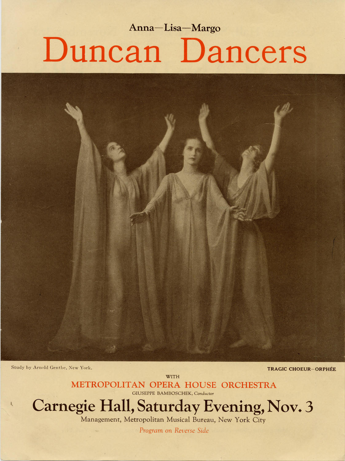 Duncan Dancers, November 3, 1923