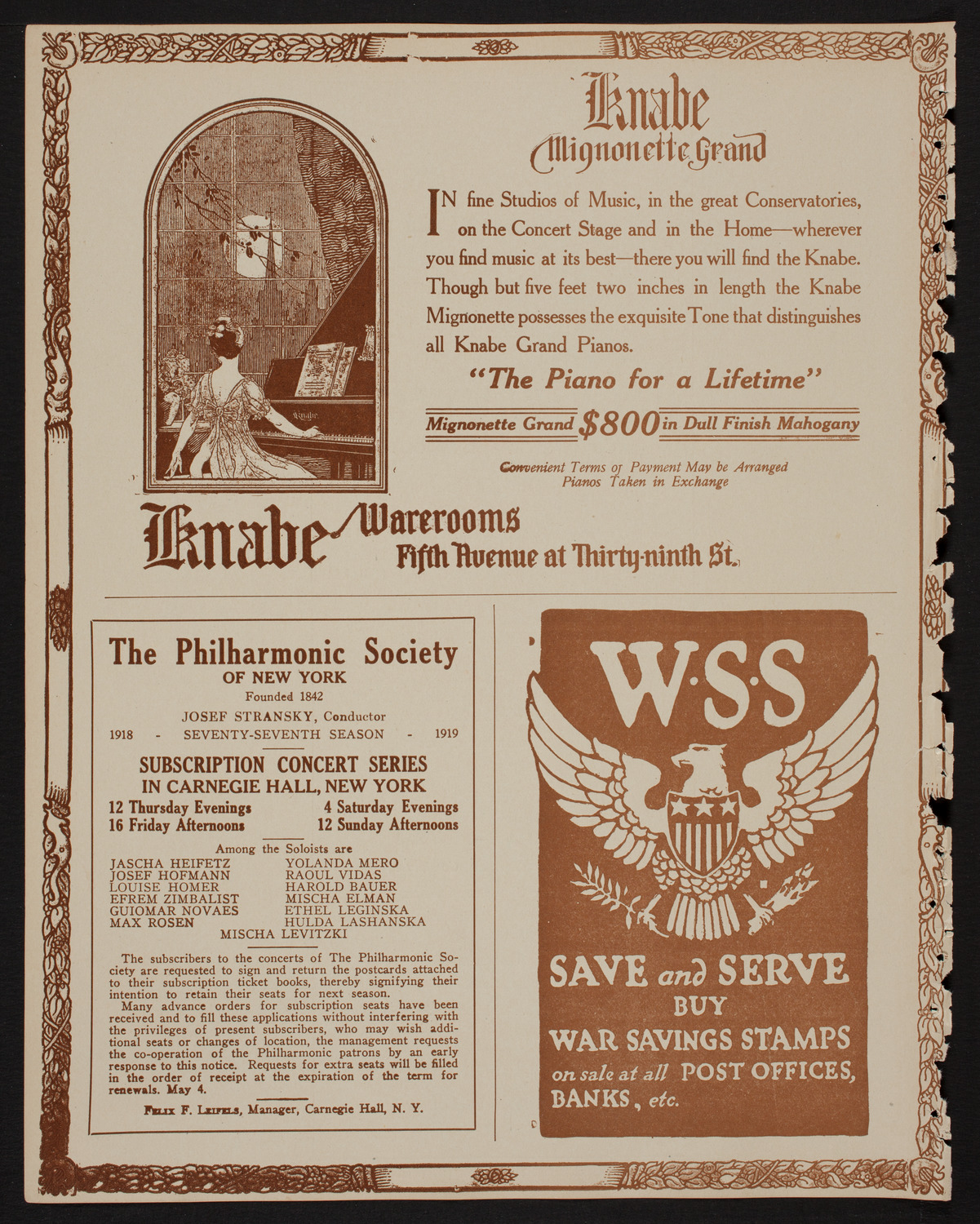 Kallman Orphanage 20th Anniversary Celebration, April 20, 1918, program page 12
