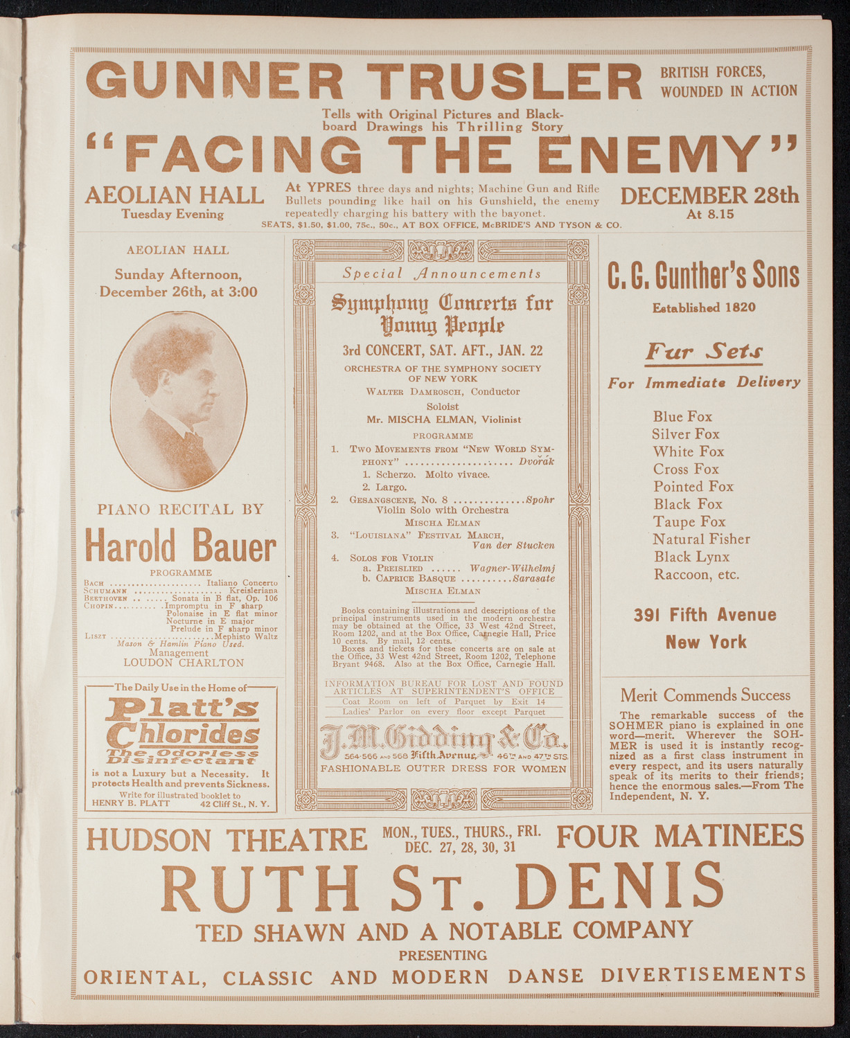 Concert and Meeting: American Jewish Relief Committee, December 21, 1915, program page 9