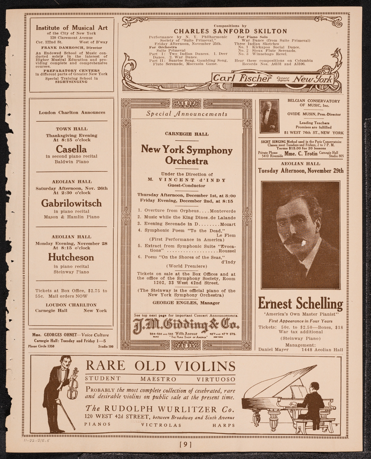 The Open Door—A Negro Pageant with Music, November 22, 1921, program page 9