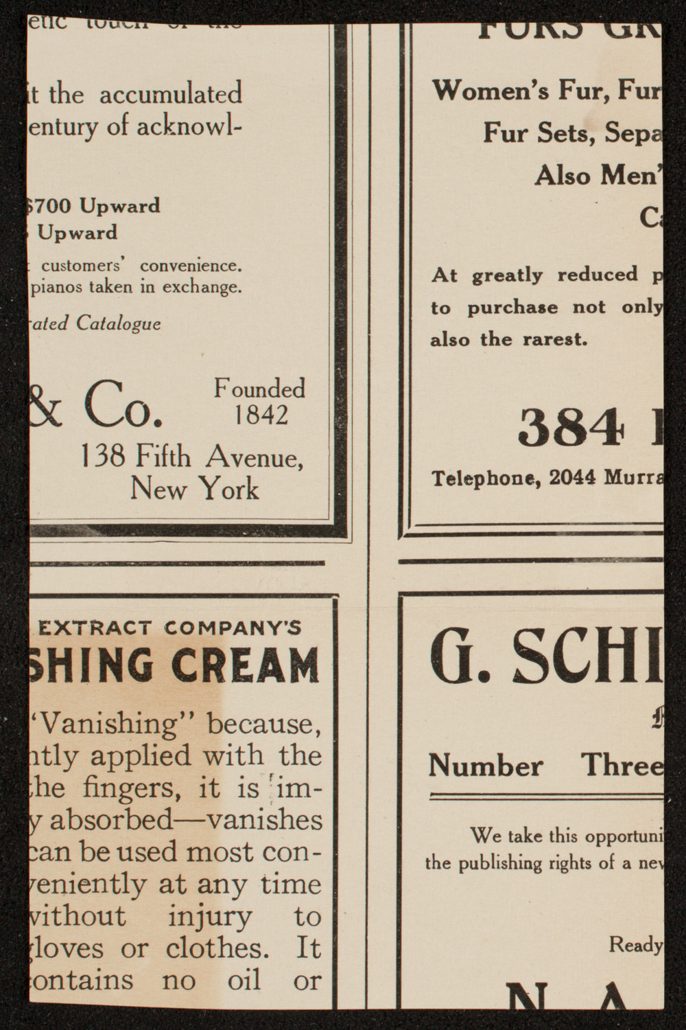 Luisa Tetrazzini, Soprano, March 6, 1911, program page 18