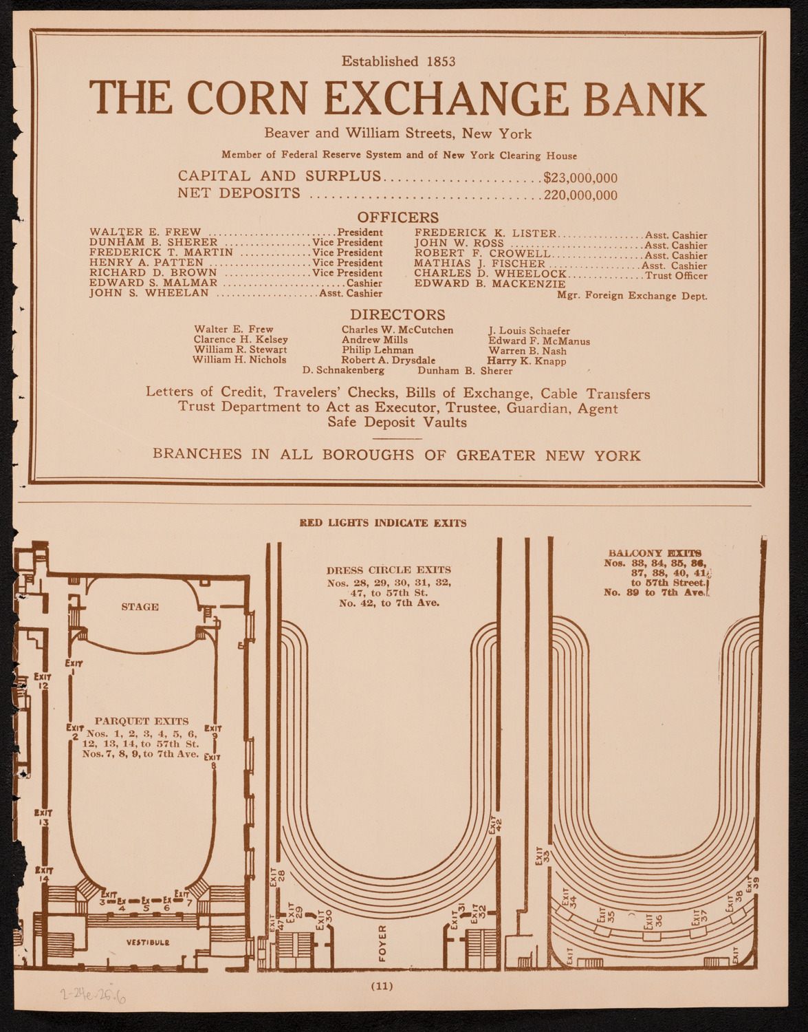 Schola Cantorum of New York, February 24, 1925, program page 11