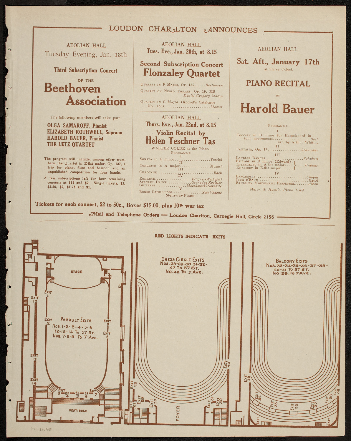 Burton Holmes Travelogue: Belgium, January 11, 1920, program page 11