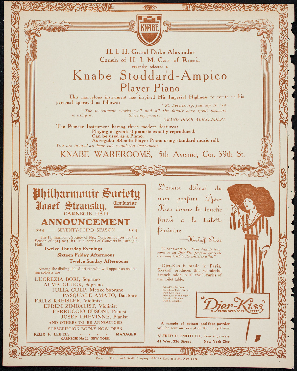 Interborough Dramatic Company Minstrel Performance, April 24, 1914, program page 12