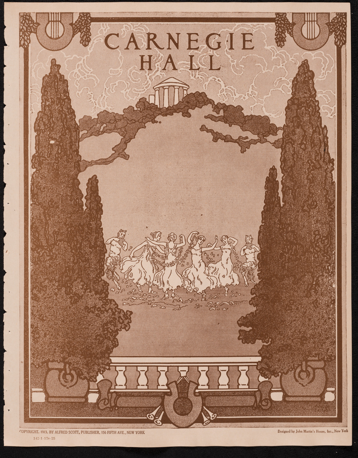 New York Philharmonic, January 17, 1925, program page 1