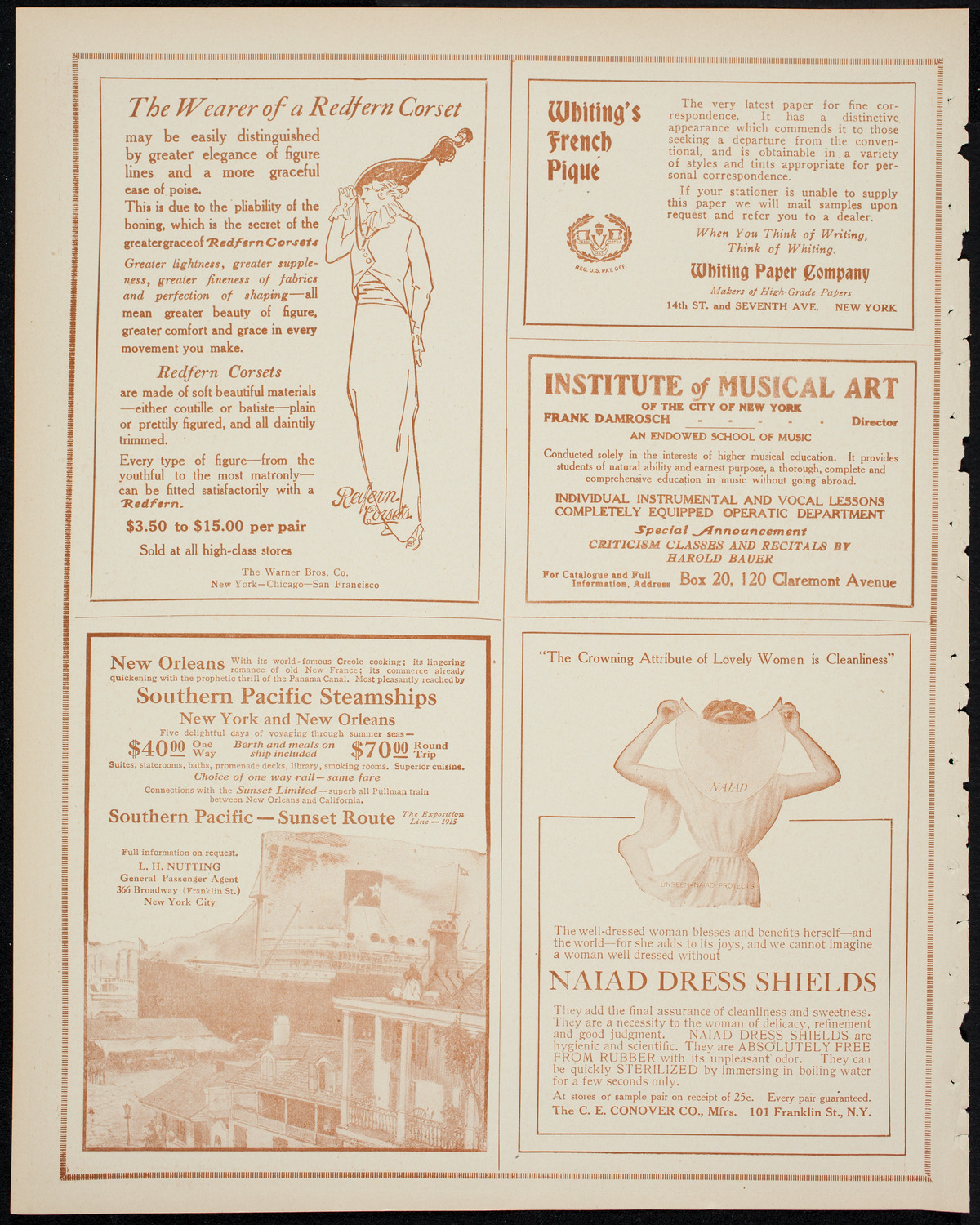 New York Philharmonic, March 27, 1914, program page 2