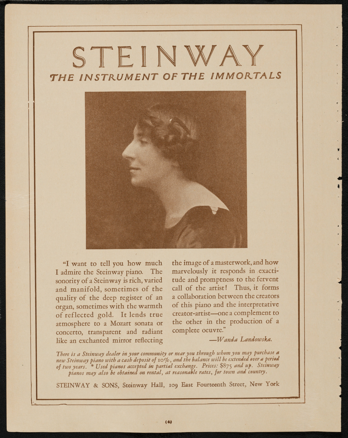 Stockholm University Singers, June 4, 1925, program page 4