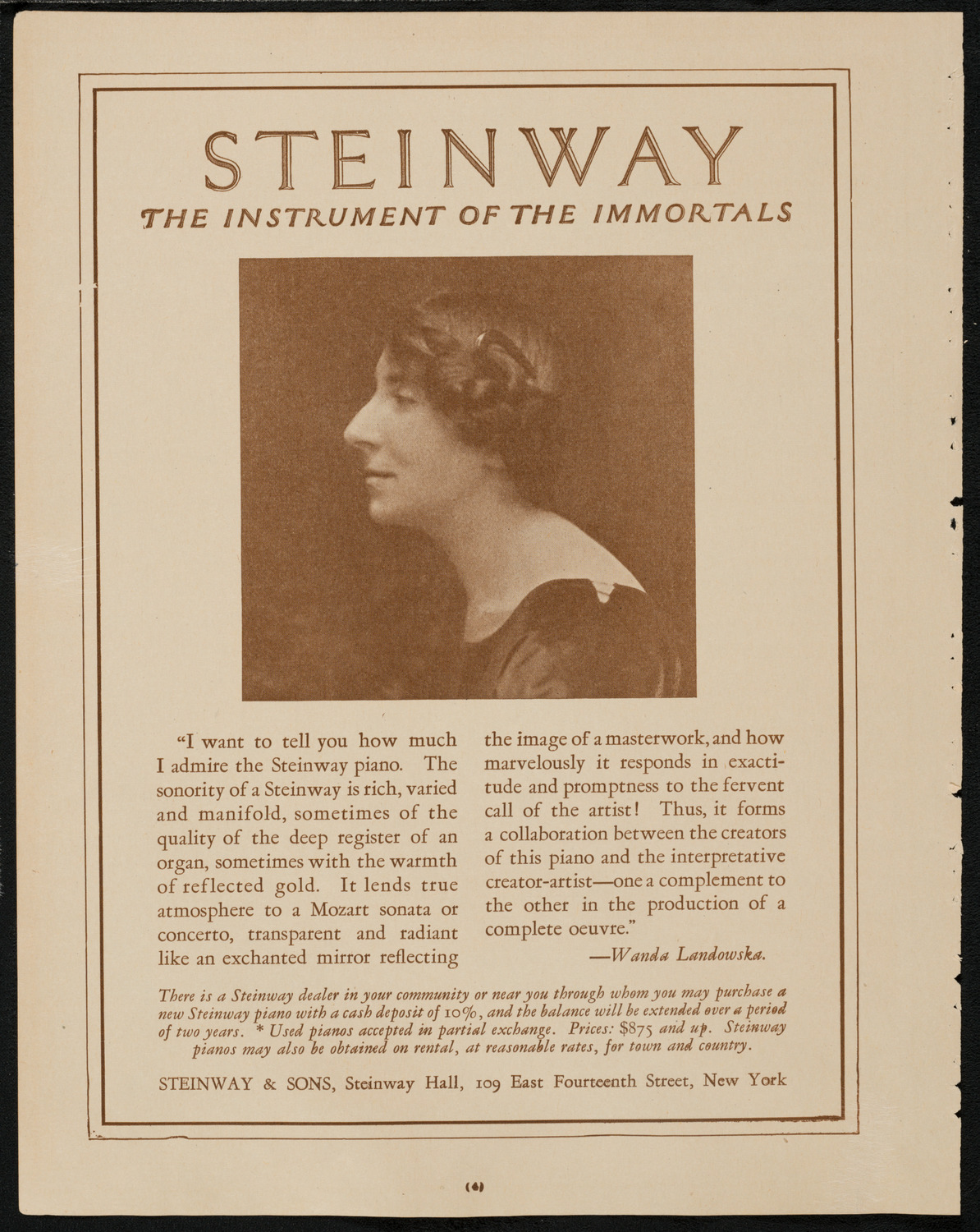 Stockholm University Singers, June 4, 1925, program page 4