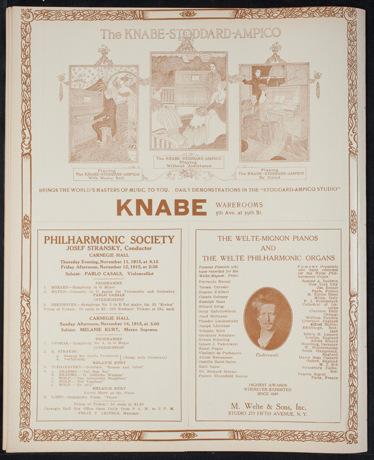 Elmendorf Lecture: The British Isles, November 7, 1915, program page 12