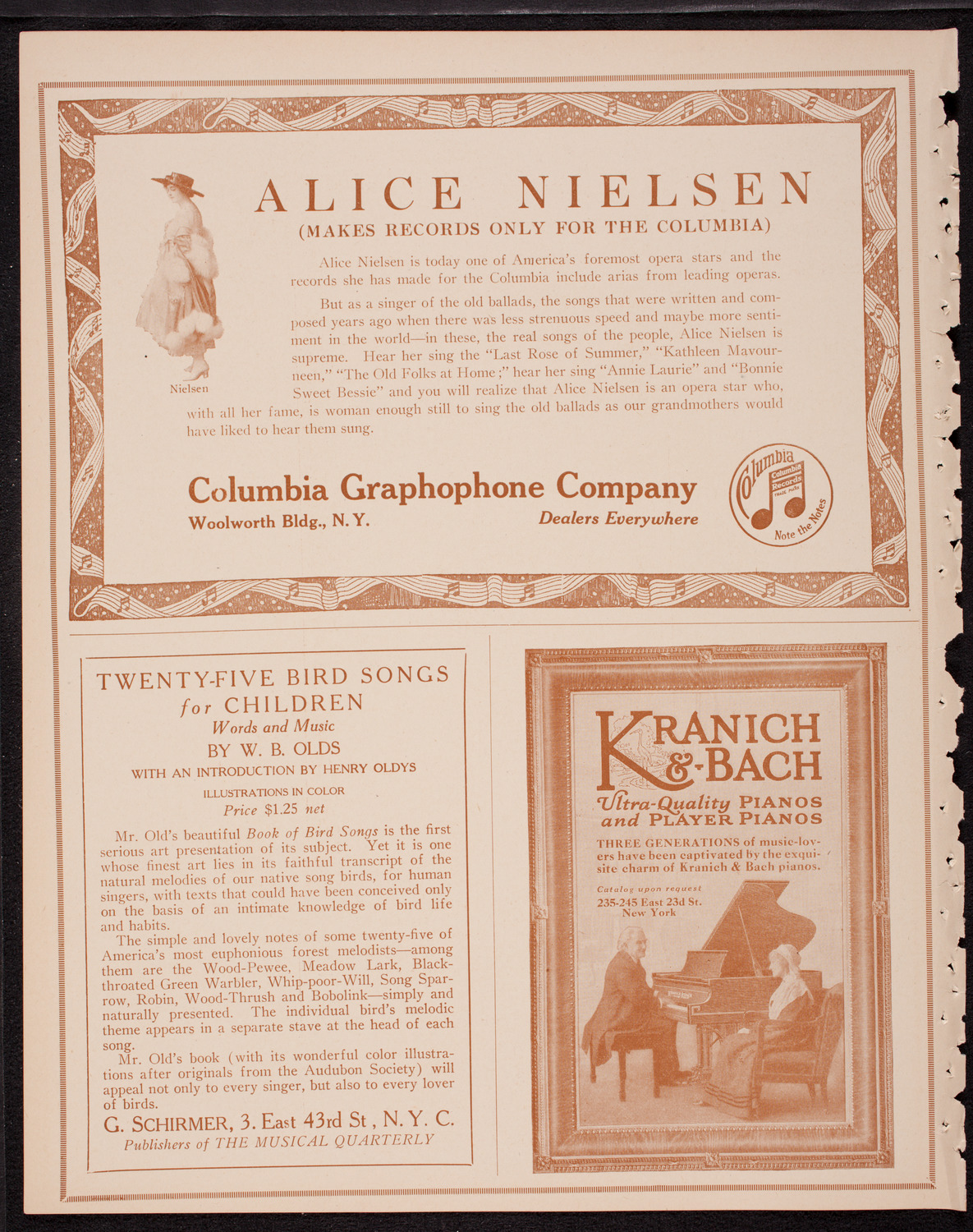 People's Symphony Concert, December 24, 1916, program page 6