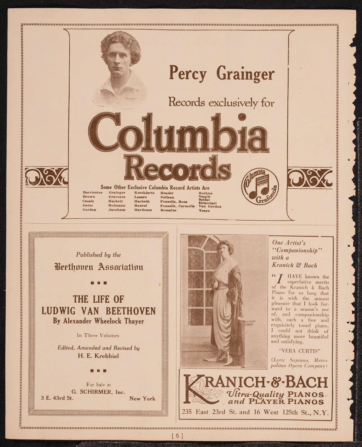 Harvard University Orchestra, December 26, 1921, program page 6