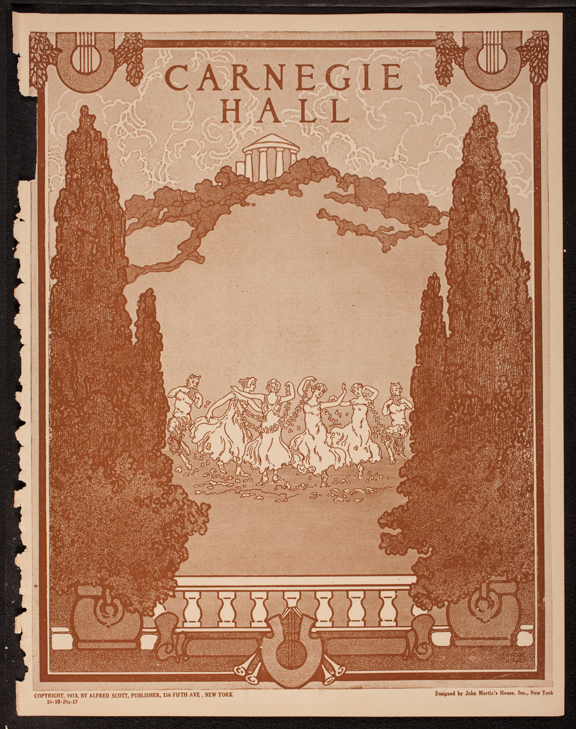 Fritz Kreisler, Violin, October 28, 1917, program page 1
