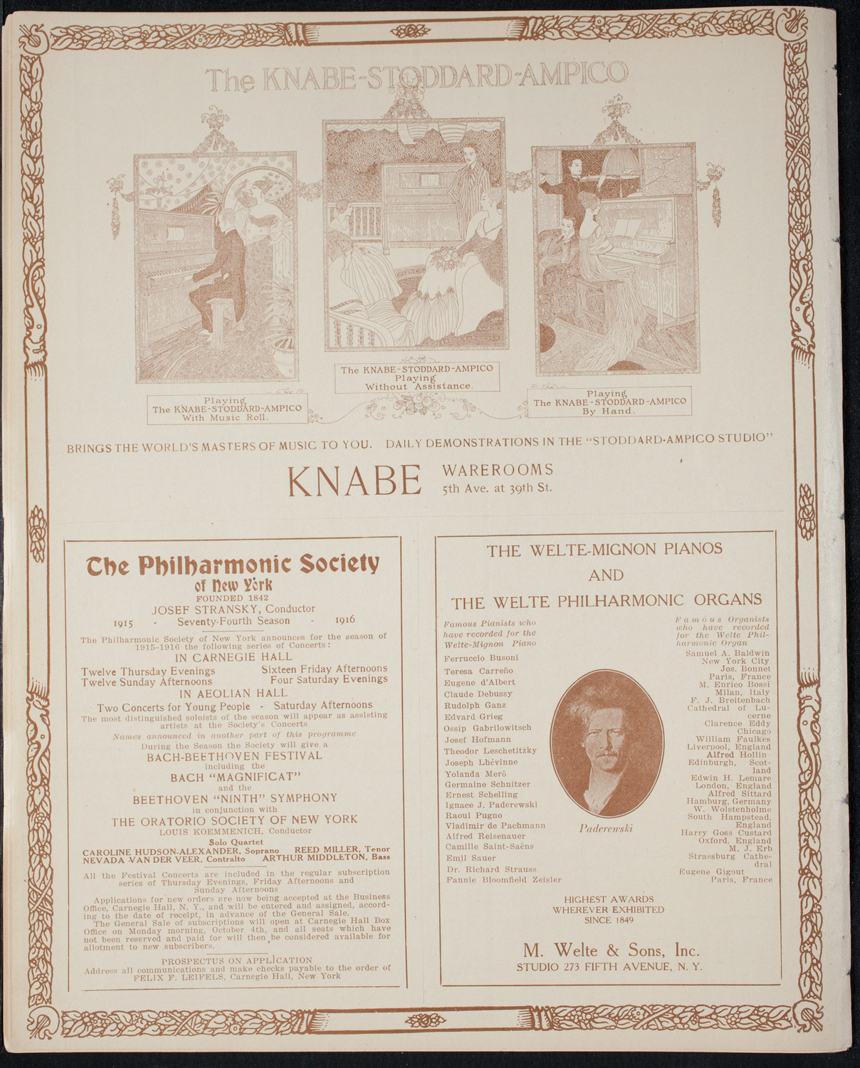 Fashion Show: "Yesterday or To-Morrow", October 7, 1915, program page 12