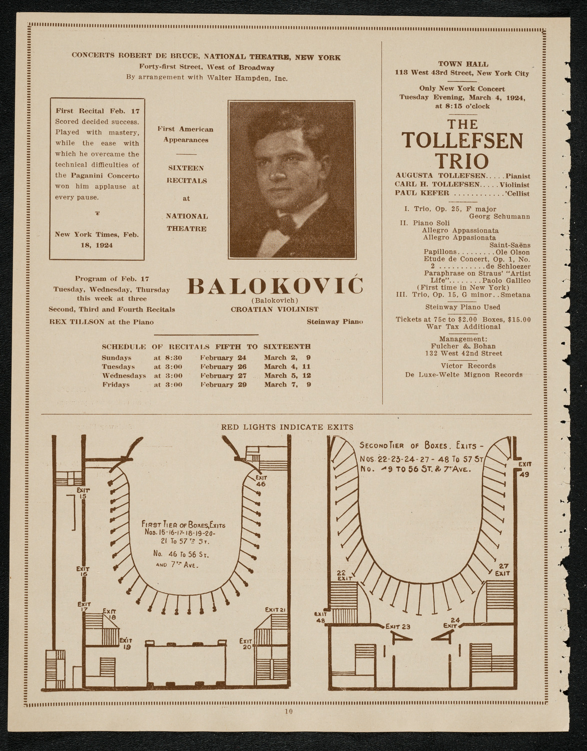 Symphony Concert for Young People, March 1, 1924, program page 10