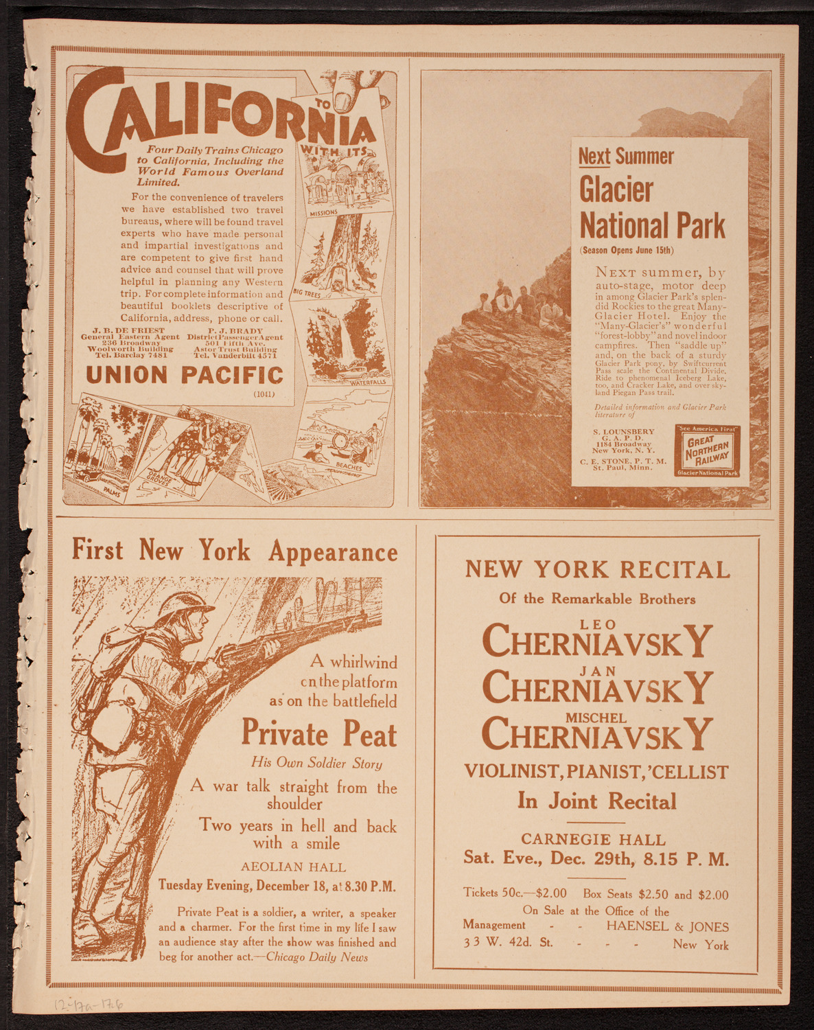 Newman Traveltalks: Our West Indies, December 17, 1917, program page 11