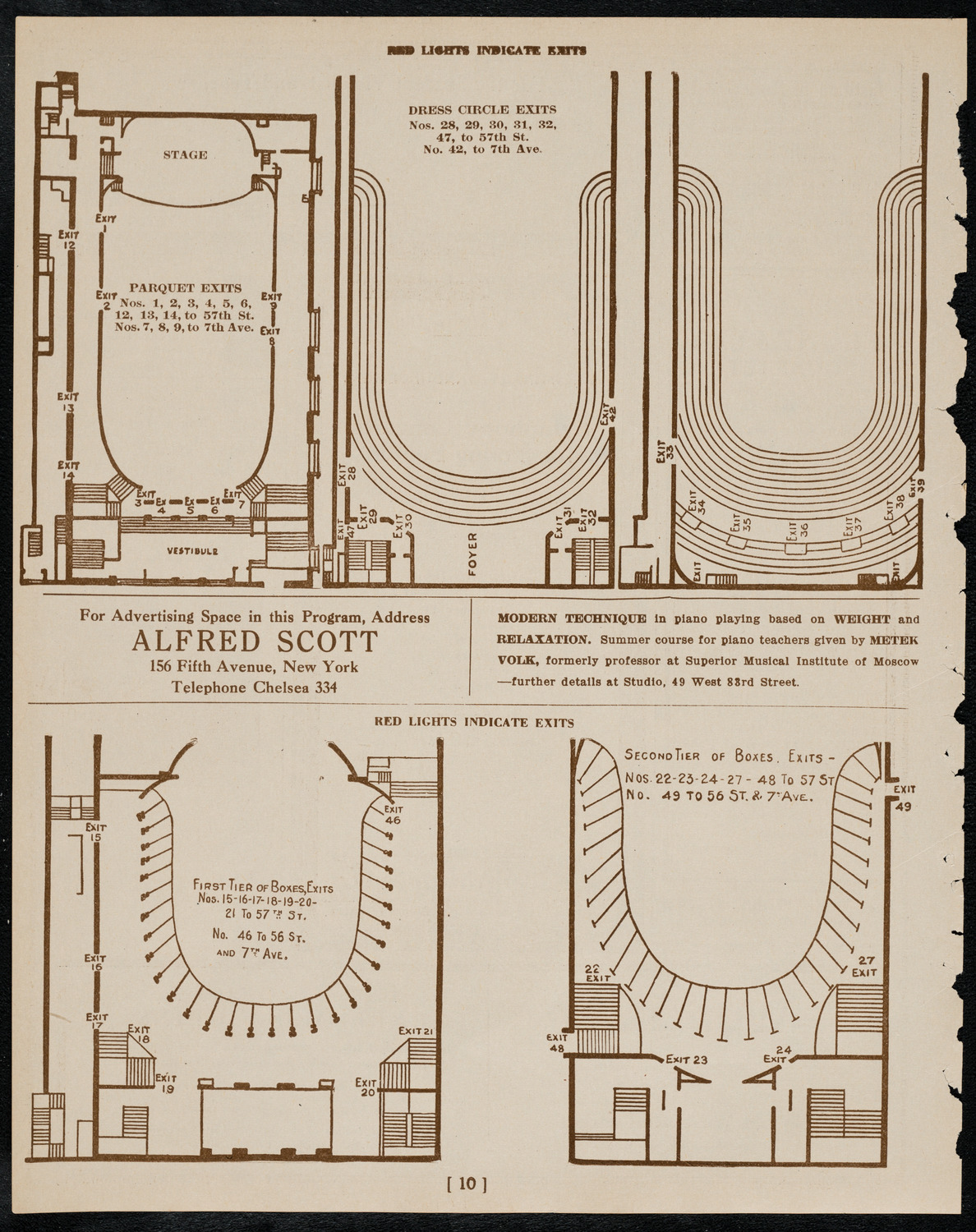 Chalif Russian School of Dancing, April 1, 1922, program page 10