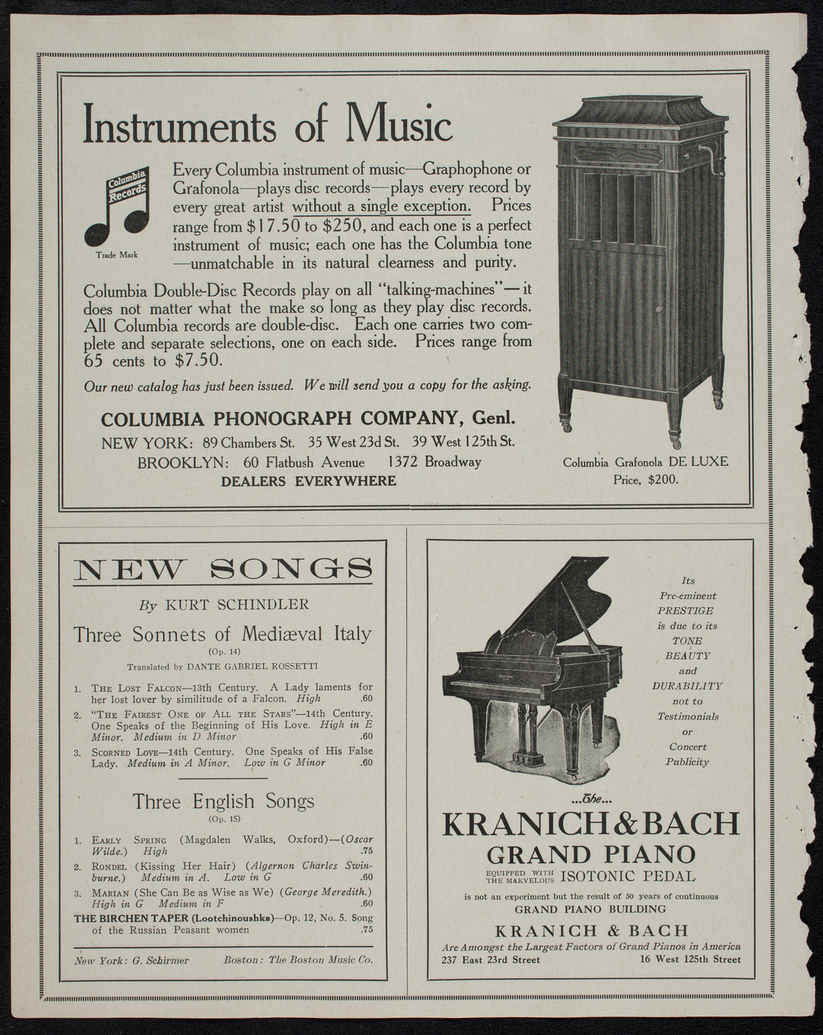 Elmendorf Lecture: The Great Southwest, October 28, 1912, program page 6